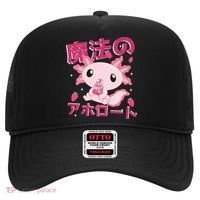 Kawaii Axolotl Strawberry Milk Shake Japanese Anime Hat thumb 0
