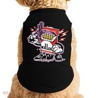 Killer Anti Smoking Cigarettes Funny Graffiti Cartoon Doggie Tank thumb 0