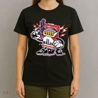 Killer Anti Smoking Cigarettes Funny Graffiti Cartoon T-Shirt thumb 4