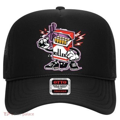 Killer Anti Smoking Cigarettes Funny Graffiti Cartoon Hat