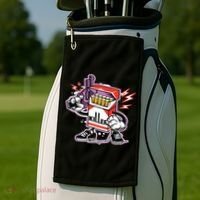 Killer Anti Smoking Cigarettes Funny Graffiti Cartoon Golf Towel thumb 2