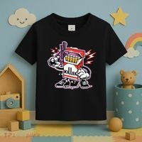 Killer Anti Smoking Cigarettes Funny Graffiti Cartoon Toddler T-Shirt thumb 3