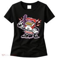 Killer Anti Smoking Cigarettes Funny Graffiti Cartoon Women's T-Shirt thumb 0