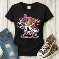 Killer Anti Smoking Cigarettes Funny Graffiti Cartoon Women's T-Shirt thumb 3