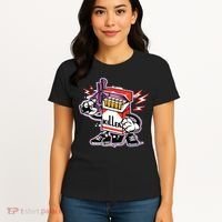 Killer Anti Smoking Cigarettes Funny Graffiti Cartoon Women's T-Shirt thumb 4
