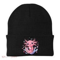 Kawaii Axolotl Strawberry Milk Shake Japanese Anime 2 Beanie thumb 0