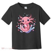 Kawaii Axolotl Strawberry Milk Shake Japanese Anime 2 Toddler T-Shirt thumb 0