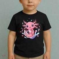 Kawaii Axolotl Strawberry Milk Shake Japanese Anime 2 Toddler T-Shirt thumb 2