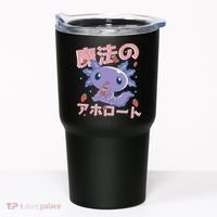 Kawaii Axolotl Strawberry Milk Shake Japanese Anime Tumbler thumb 0