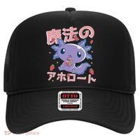 Kawaii Axolotl Strawberry Milk Shake Japanese Anime Hat thumb 0