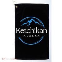 Ketchikan Alaska Souvenirs Golf Towel thumb 0