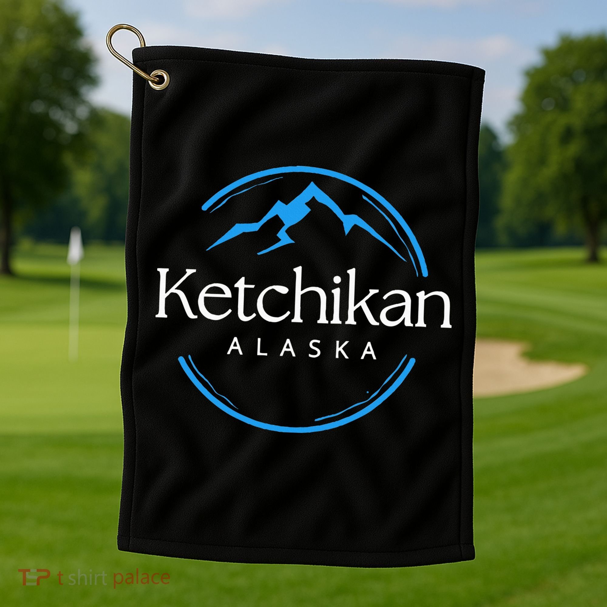 Ketchikan Alaska Souvenirs Golf Towel