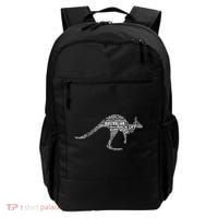 Kangaroo Australian Slang Shirts For Aussies Australia Backpack thumb 0