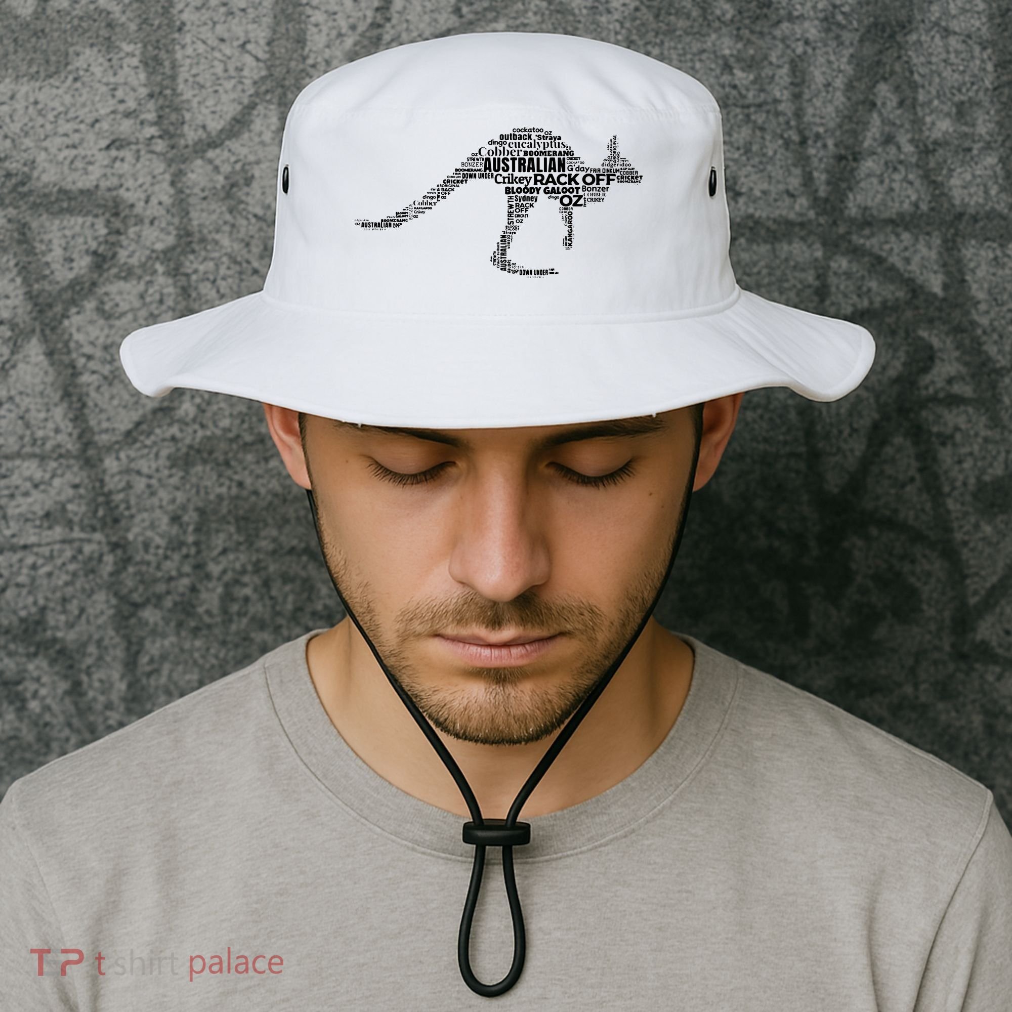 Kangaroo Australian Slang Shirts For Aussies Australia Bucket Hat