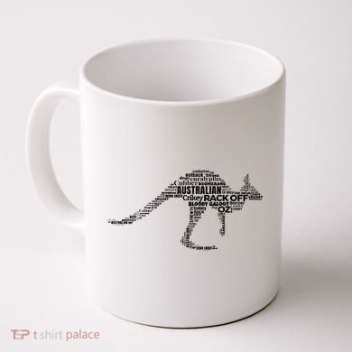 Kangaroo Australian Slang Shirts For Aussies Australia Coffee Mug
