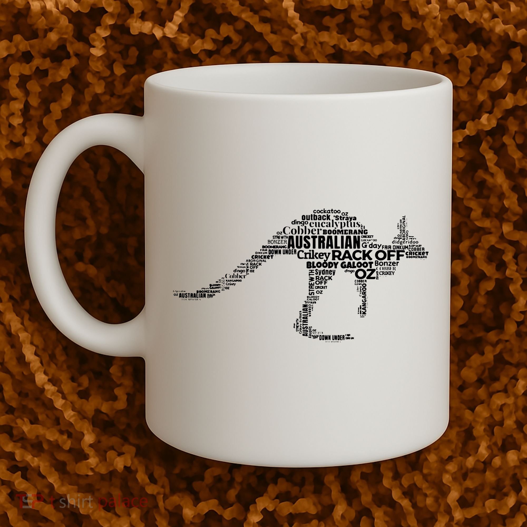 Kangaroo Australian Slang Shirts For Aussies Australia Coffee Mug