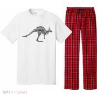 Kangaroo Australian Slang Shirts For Aussies Australia Pajama Set thumb 0