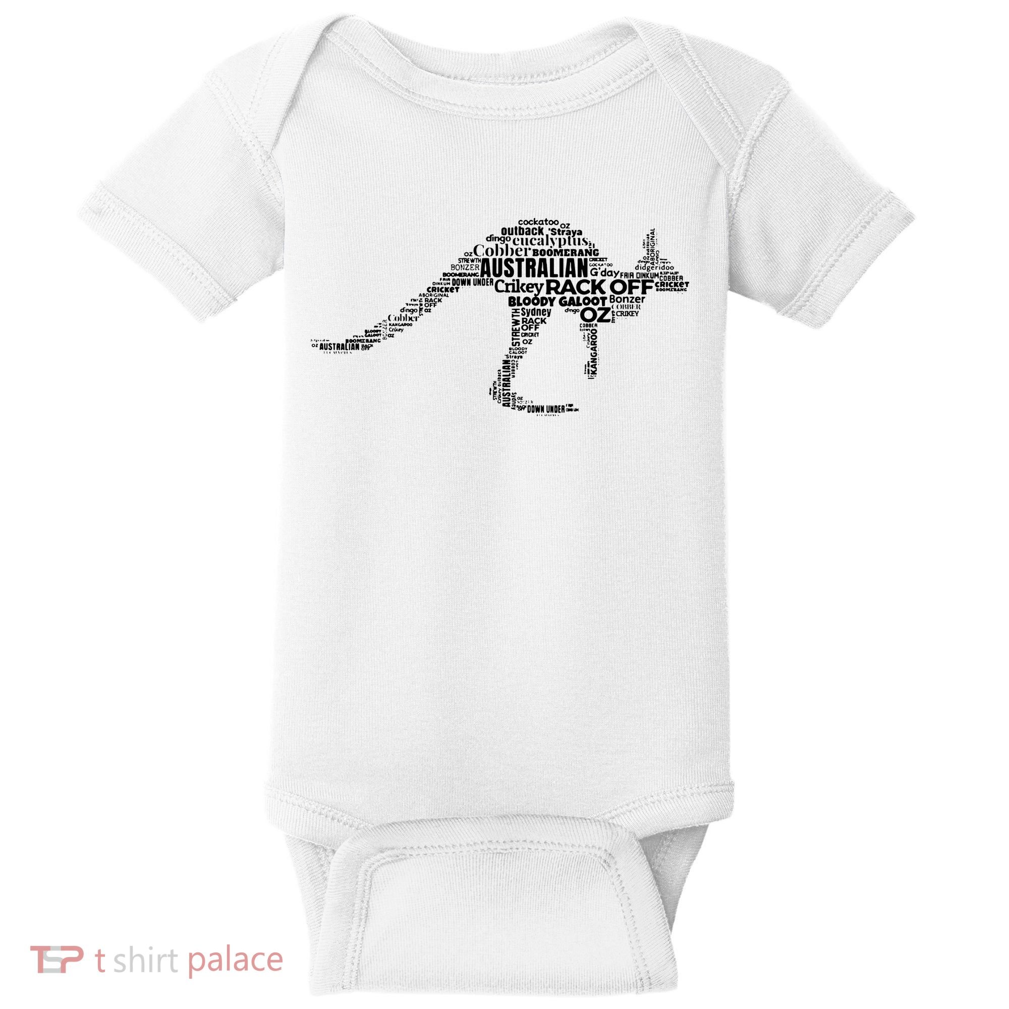 Kangaroo Australian Slang Shirts For Aussies Australia Baby Bodysuit