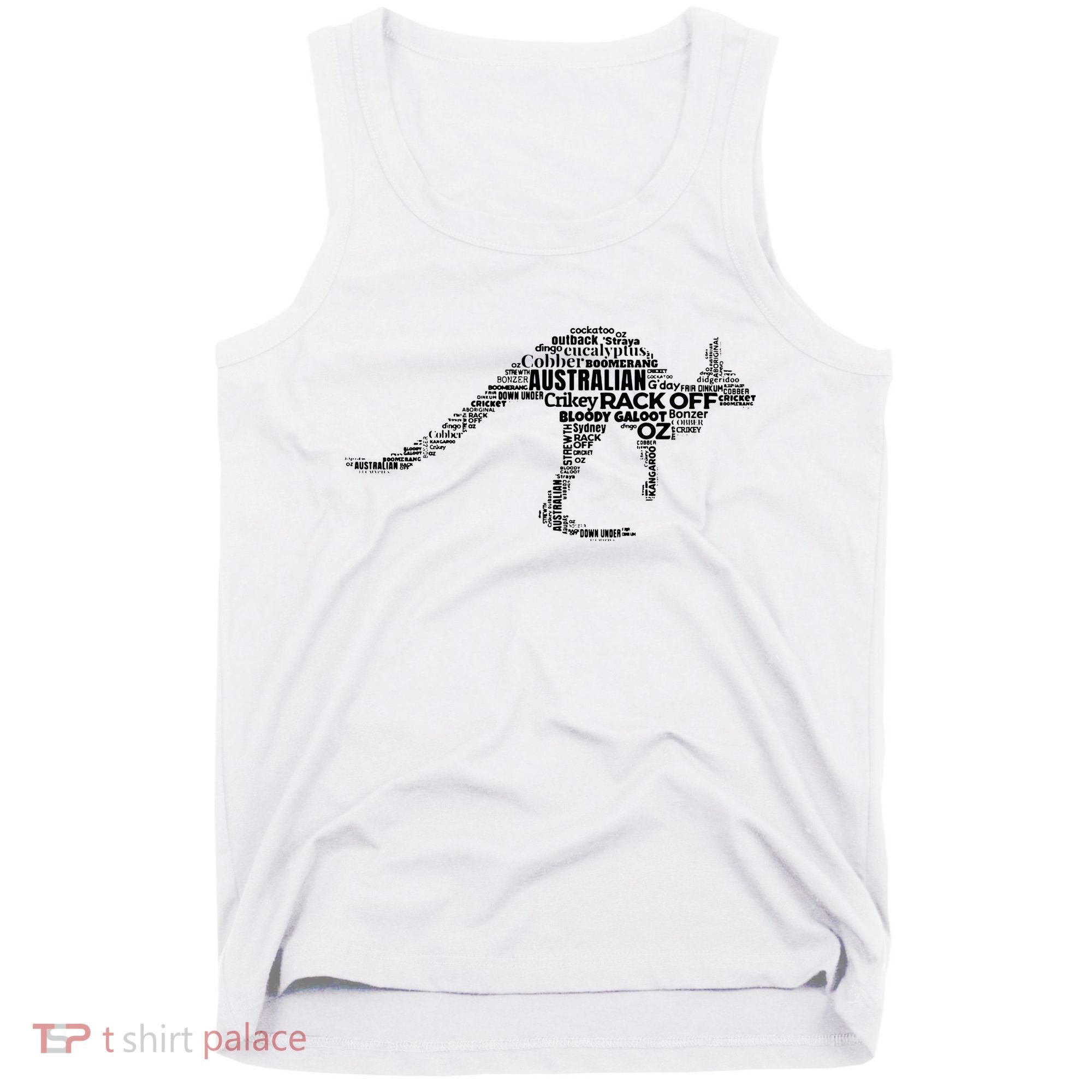 Kangaroo Australian Slang Shirts For Aussies Australia Tank Top