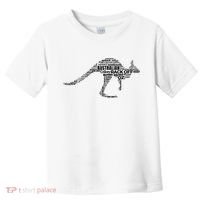 Kangaroo Australian Slang Shirts For Aussies Australia Toddler T-Shirt thumb 0