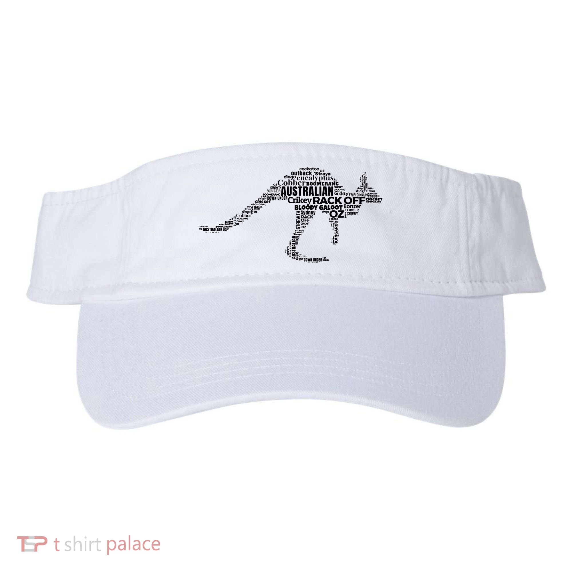 Kangaroo Australian Slang Shirts For Aussies Australia Visor