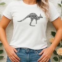 Kangaroo Australian Slang Shirts For Aussies Australia Women's T-Shirt thumb 2