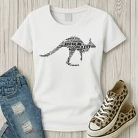 Kangaroo Australian Slang Shirts For Aussies Australia Women's T-Shirt thumb 3