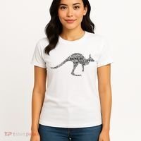 Kangaroo Australian Slang Shirts For Aussies Australia Women's T-Shirt thumb 4