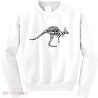 Kangaroo Australian Slang Shirts For Aussies Australia Kids Sweatshirt thumb 0