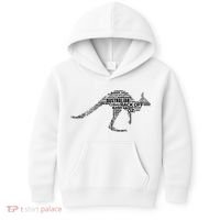 Kangaroo Australian Slang Shirts For Aussies Australia Kids Hoodie thumb 0