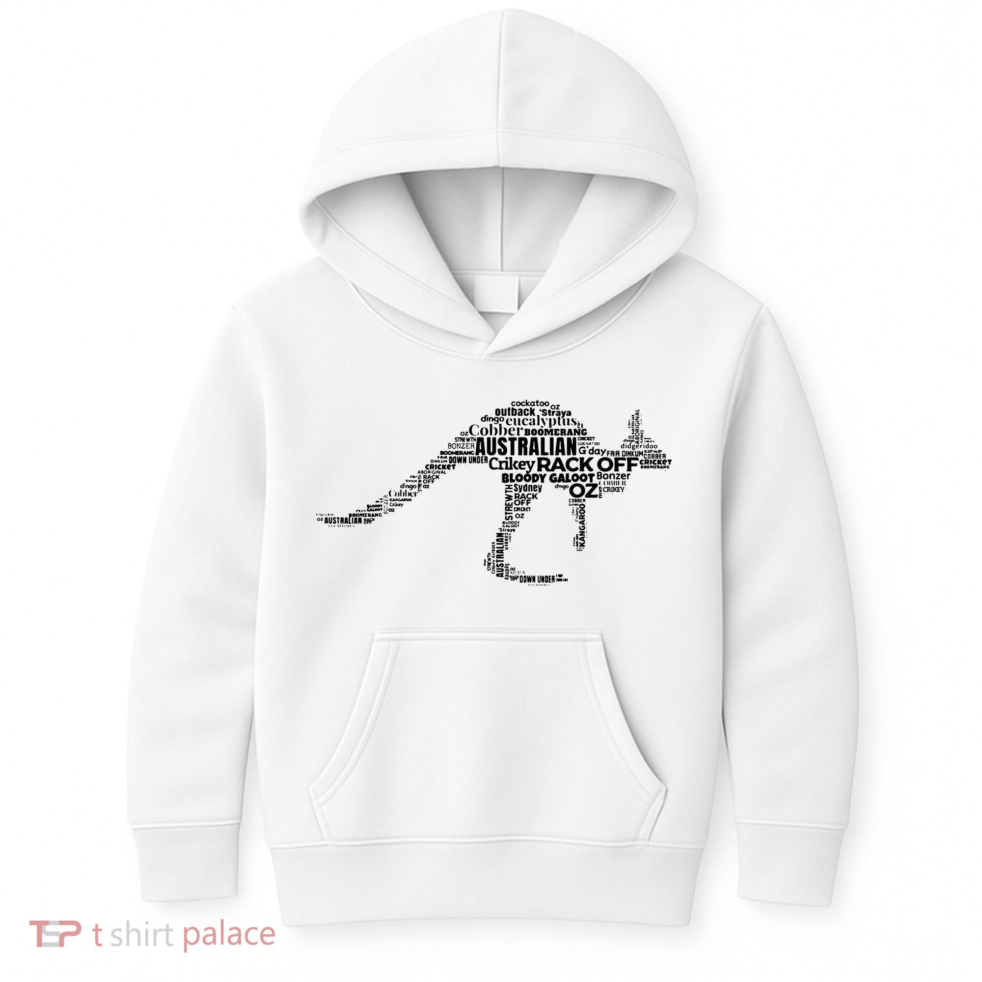 Kangaroo Australian Slang Shirts For Aussies Australia Kids Hoodie