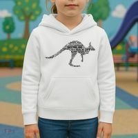 Kangaroo Australian Slang Shirts For Aussies Australia Kids Hoodie thumb 3