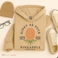 Kinky AF Swinger Lifestyle Naughty Humor Graphic Hoodie thumb 4