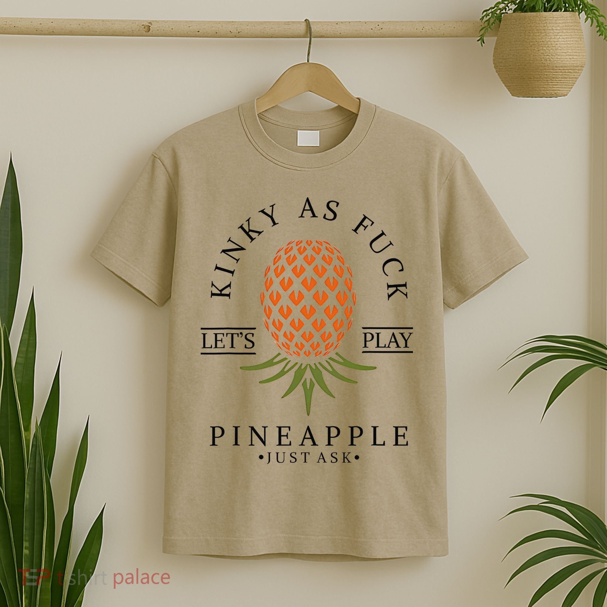 Kinky AF Swinger Lifestyle Naughty Humor Graphic T-Shirt