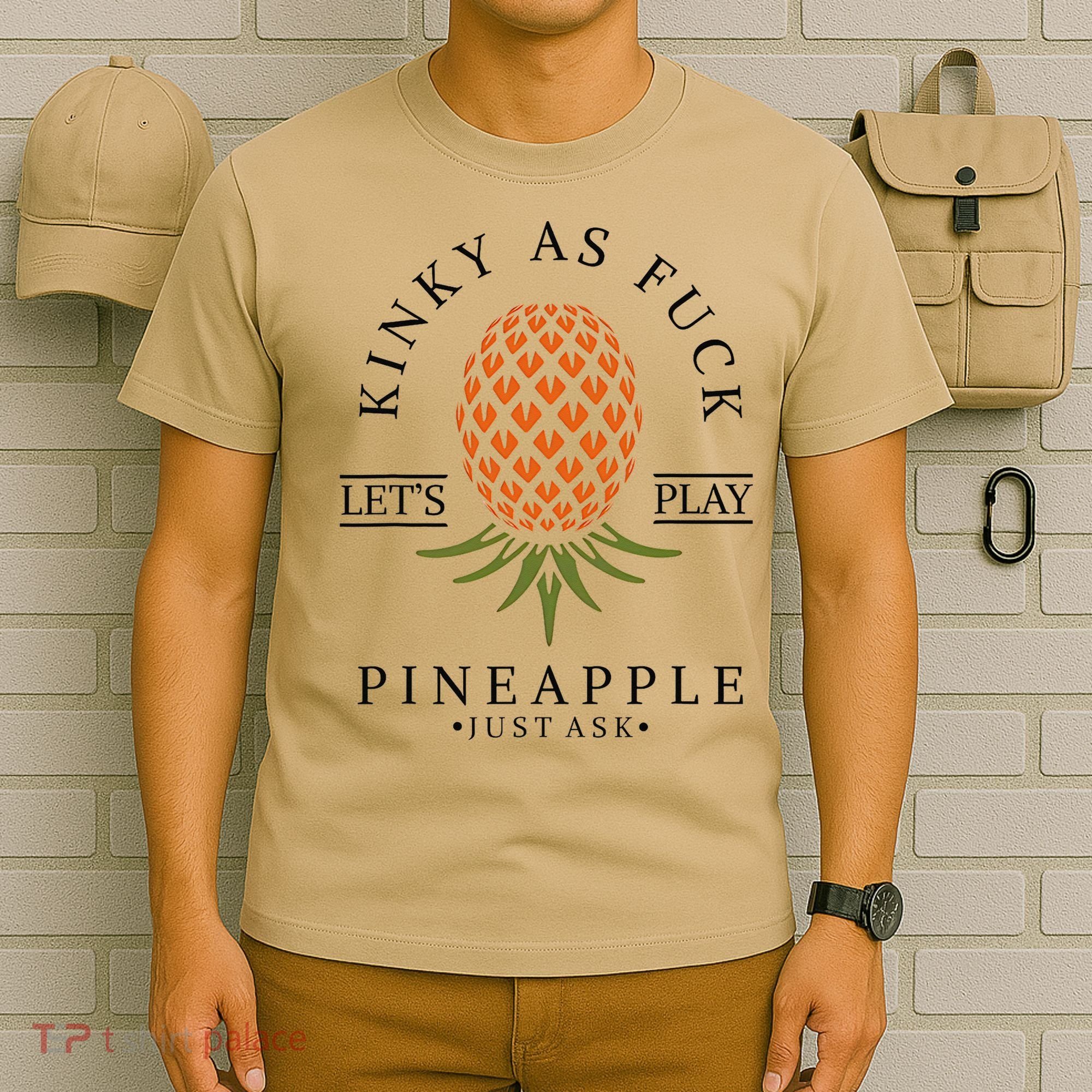 Kinky AF Swinger Lifestyle Naughty Humor Graphic T-Shirt