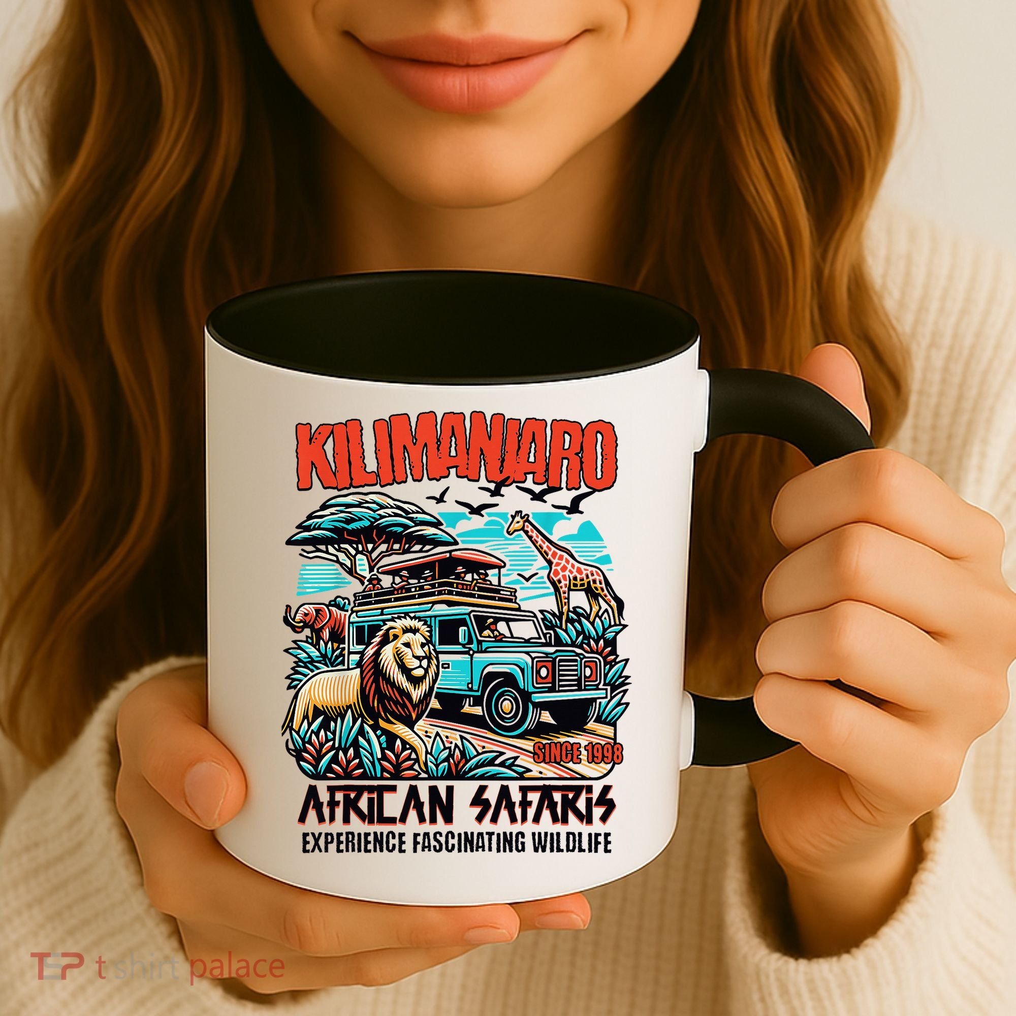 Kilimanjaro African Safari Animals Theme Park Attraction Coffee Mug
