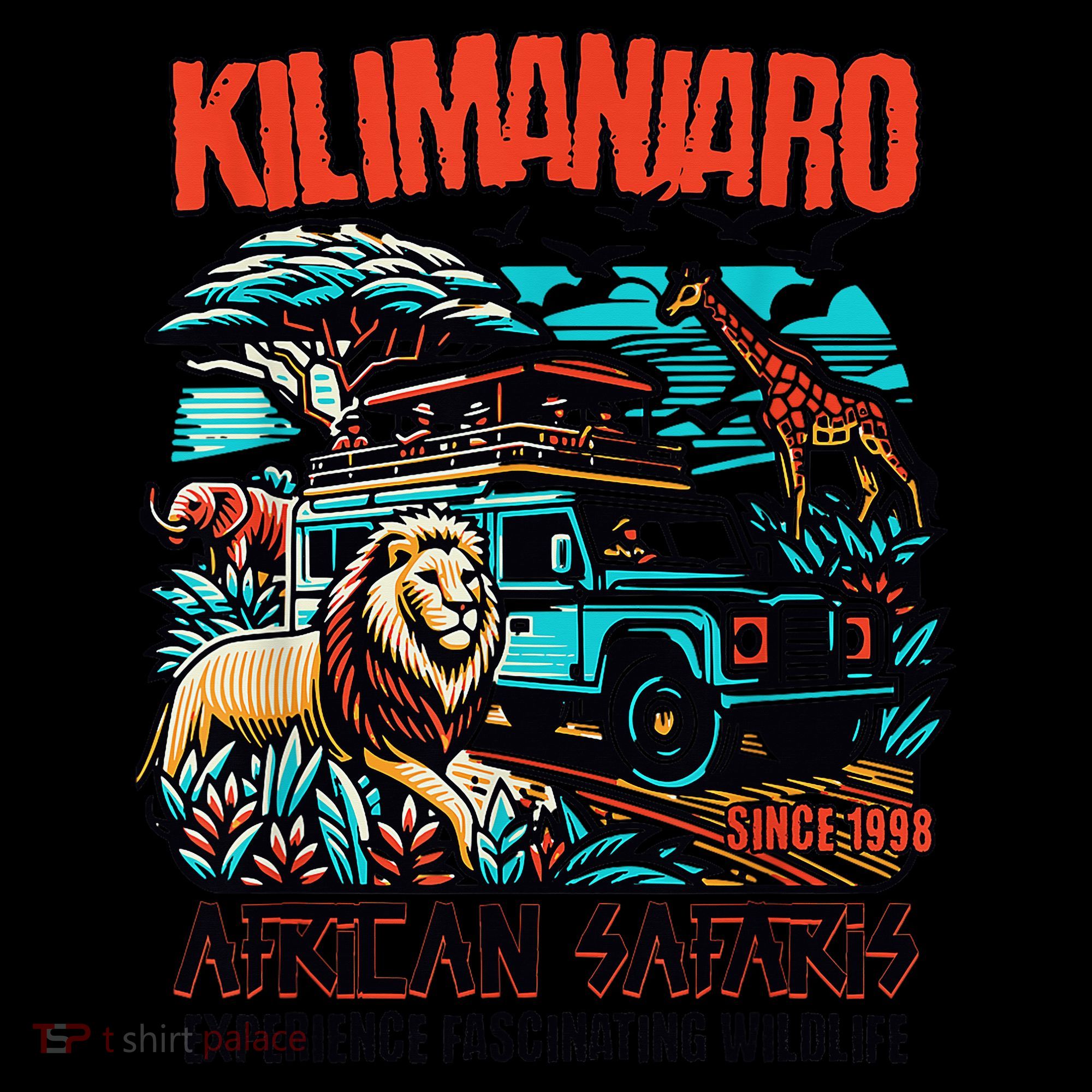 Kilimanjaro African Safari Animals Theme Park Attraction Coffee Mug
