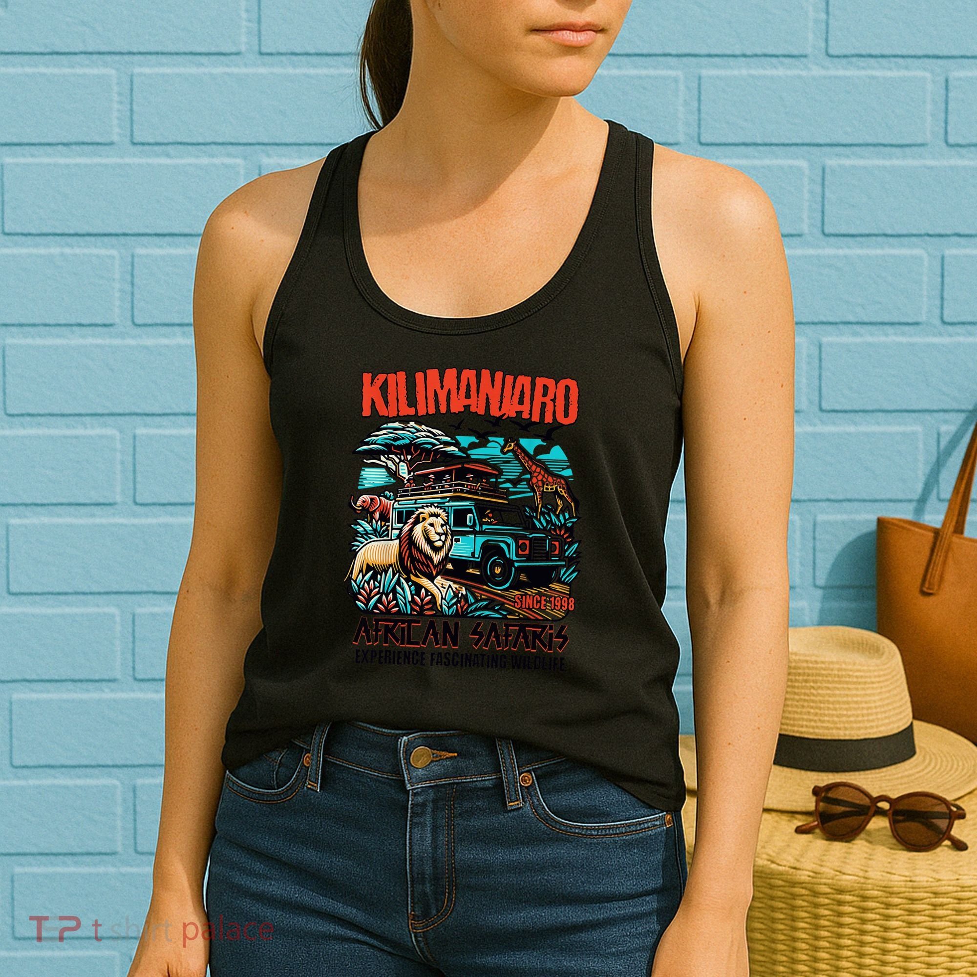 Kilimanjaro African Safari Animals Theme Park Attraction Women's Tank Top