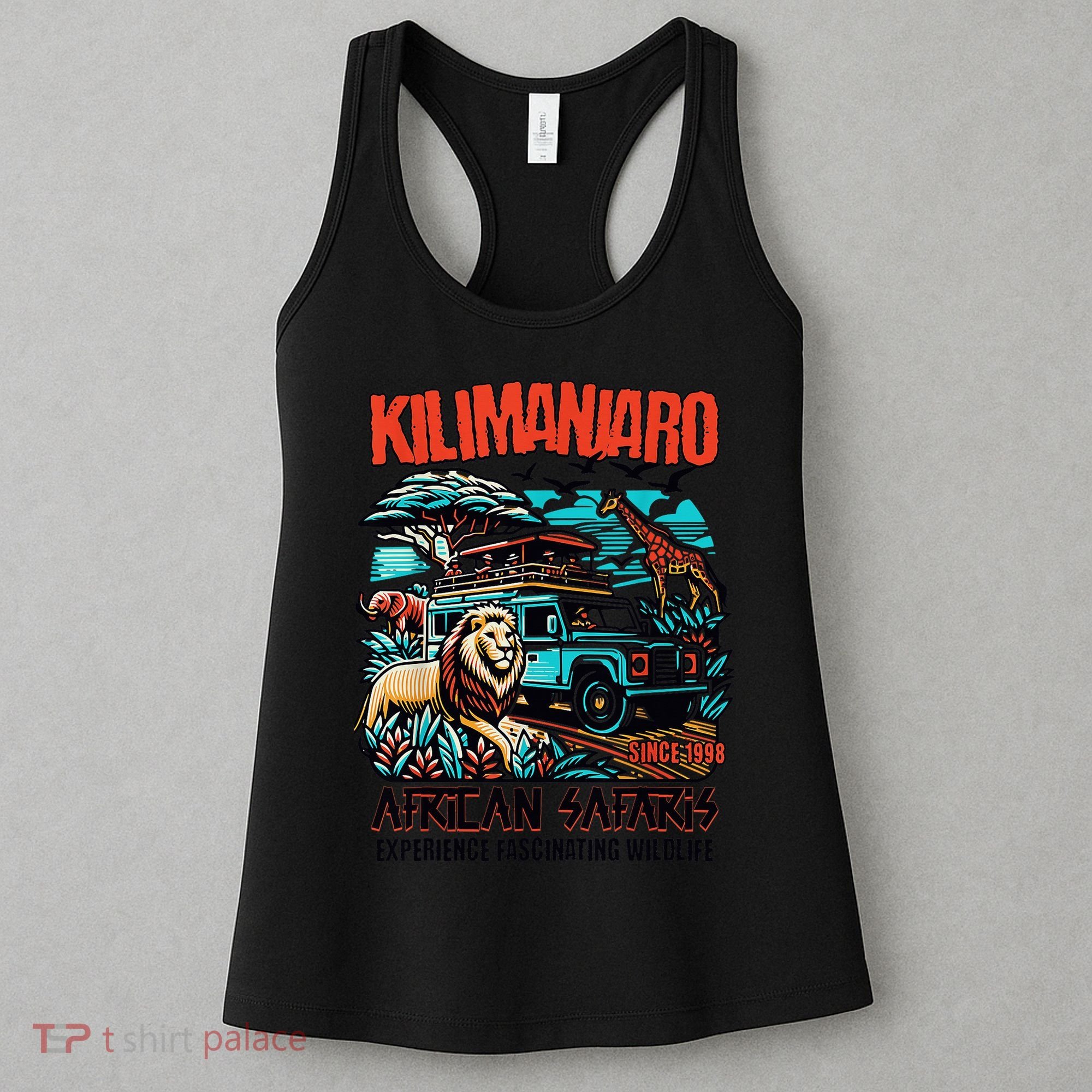 Kilimanjaro African Safari Animals Theme Park Attraction Women's Tank Top