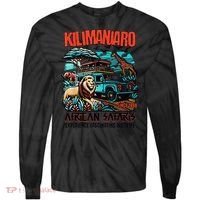 Kilimanjaro African Safari Animals Theme Park Attraction Tie-Dye Long Sleeve Shirt thumb 0