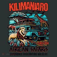 Kilimanjaro African Safari Animals Theme Park Attraction Infant Baby Jersey Bodysuit thumb 2