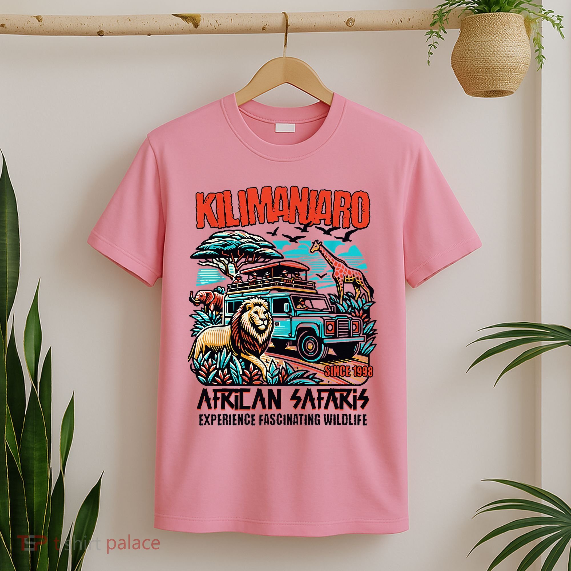 Kilimanjaro African Safari Animals Theme Park Attraction T-Shirt