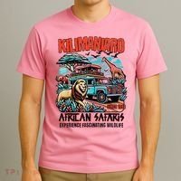 Kilimanjaro African Safari Animals Theme Park Attraction T-Shirt thumb 3