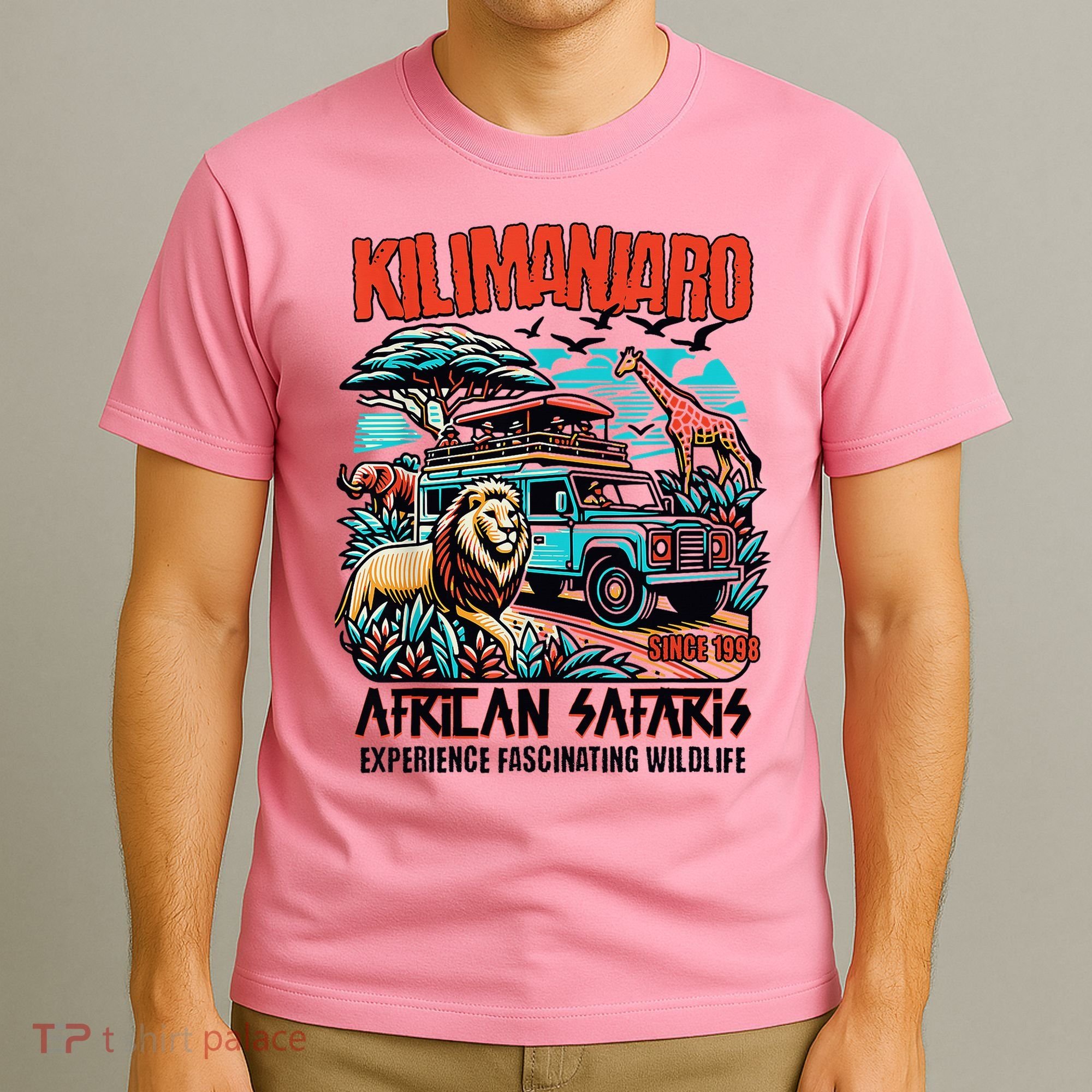 Kilimanjaro African Safari Animals Theme Park Attraction T-Shirt