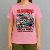 Kilimanjaro African Safari Animals Theme Park Attraction T-Shirt thumb 4