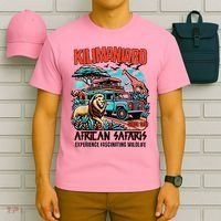 Kilimanjaro African Safari Animals Theme Park Attraction T-Shirt thumb 6