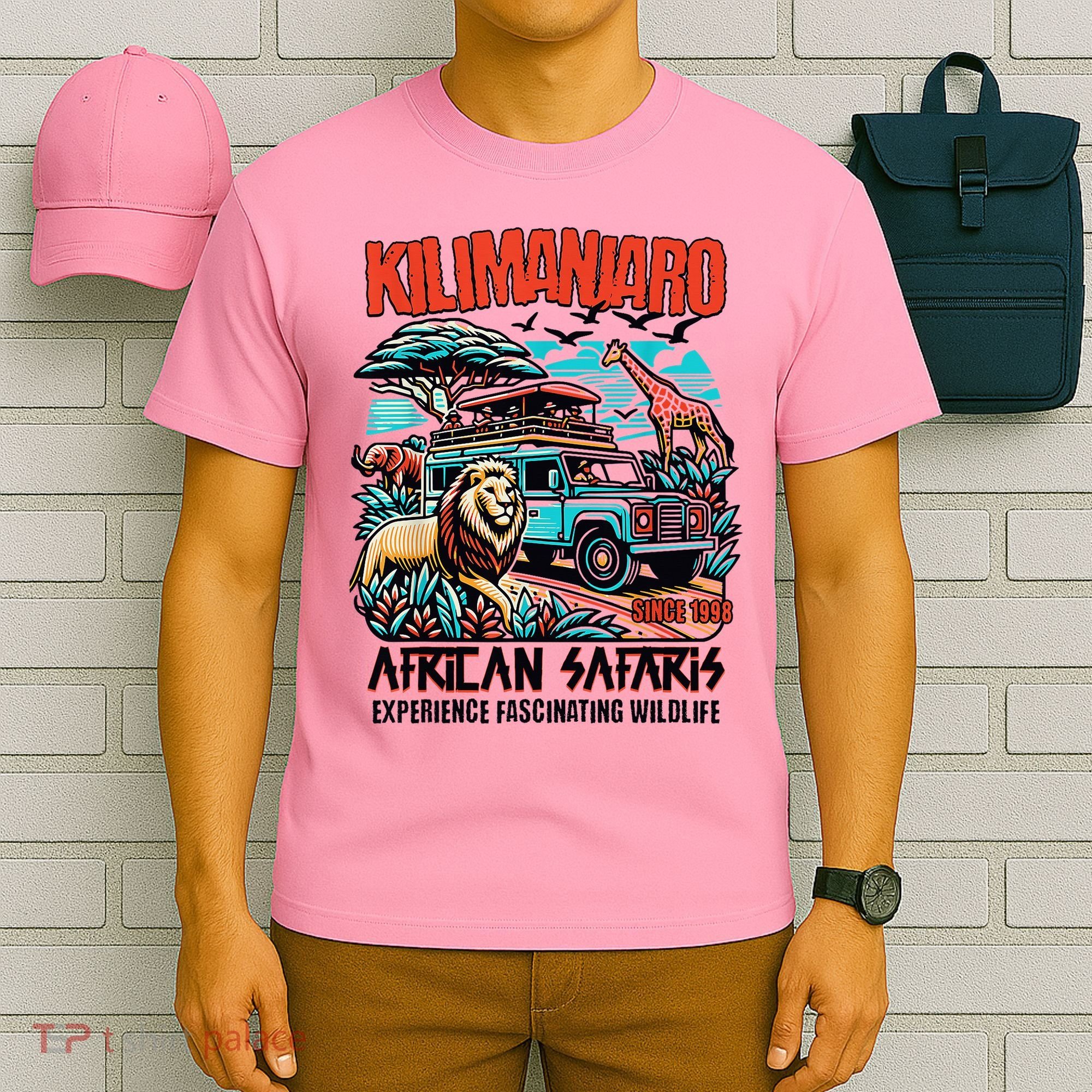 Kilimanjaro African Safari Animals Theme Park Attraction T-Shirt