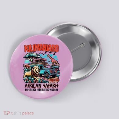 Kilimanjaro African Safari Animals Theme Park Attraction Button