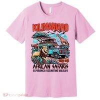 Kilimanjaro African Safari Animals Theme Park Attraction Premium T-Shirt thumb 0
