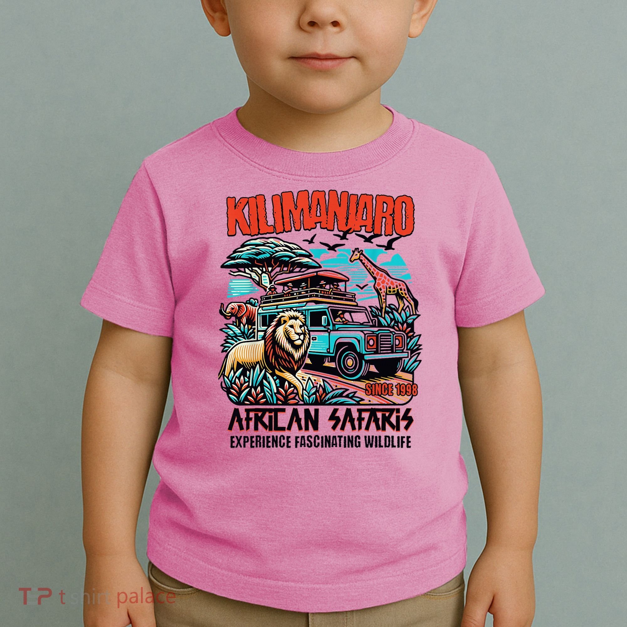 Kilimanjaro African Safari Animals Theme Park Attraction Toddler T-Shirt
